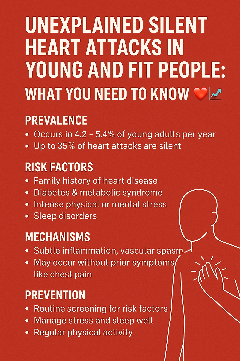 Silent Heart Attacks in Young and Fit People: What You Need to Know