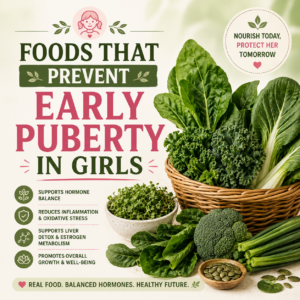 foods to prevent early puberty in girls