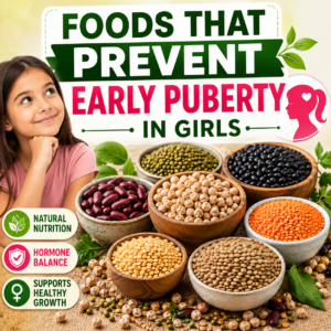 foods that prevent early puberty in girls