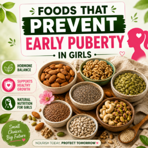 foods to prevent early puberty in girls