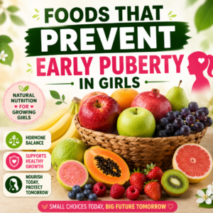 foods to prevent early puberty
