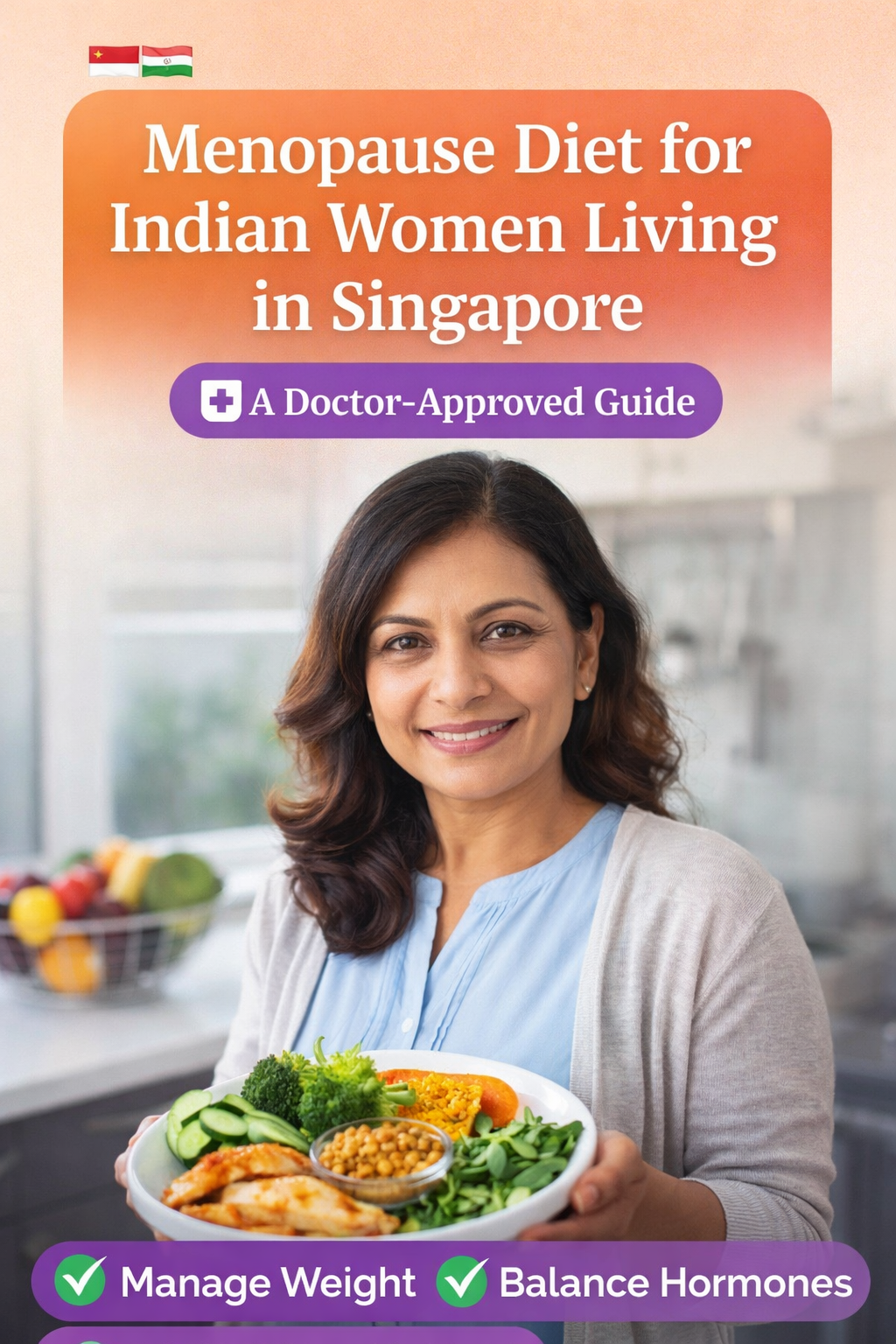 Menopause Diet for Indian Women Living in Singapore: A Doctor-Approved Guide