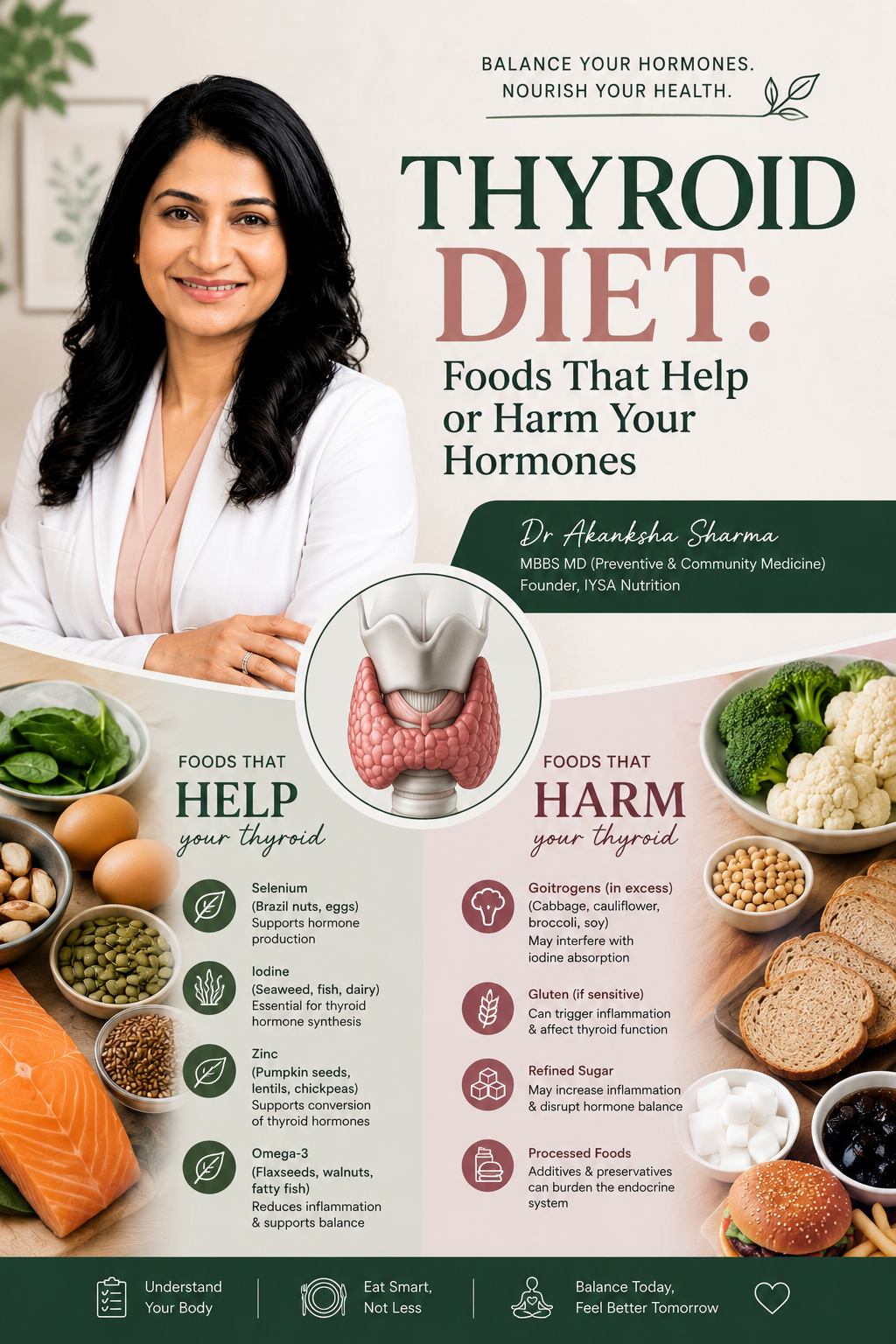Thyroid Diet: Foods That Help or Harm Your Hormones