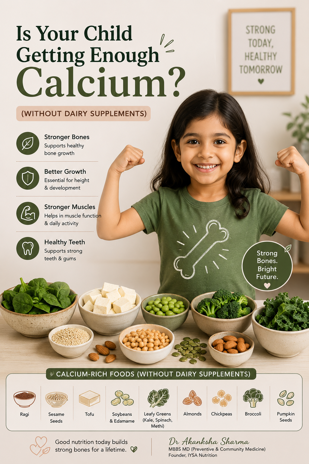 Is Your Child Getting Enough Calcium? (Without Milk/ Dairy)