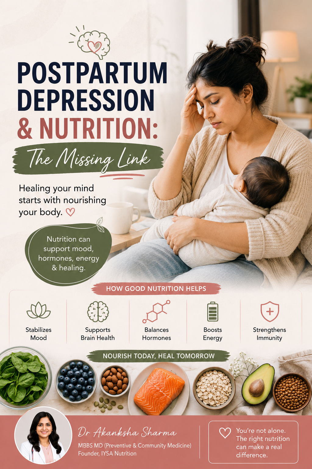 Postpartum Depression and Nutrition: The Missing Link