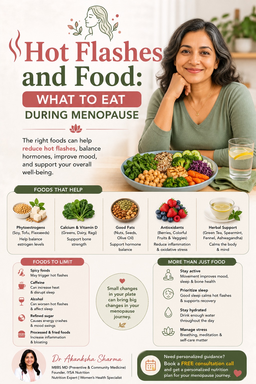Hot Flashes and Food: What to Eat During Menopause