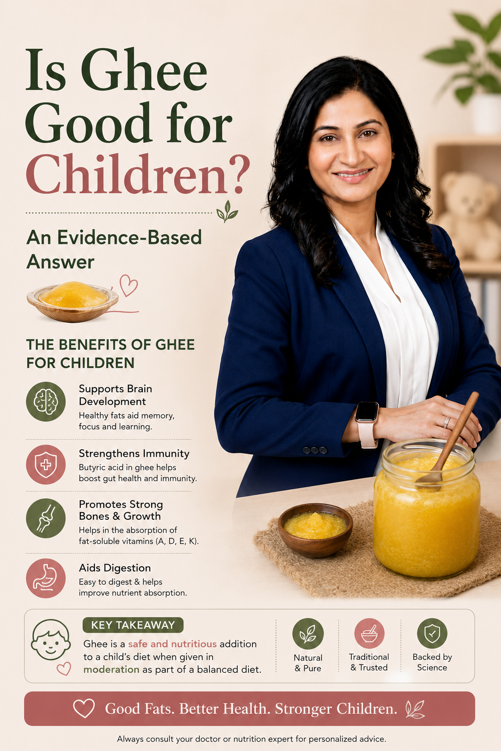 Is Ghee for Children Good? An Evidence-Based Answer