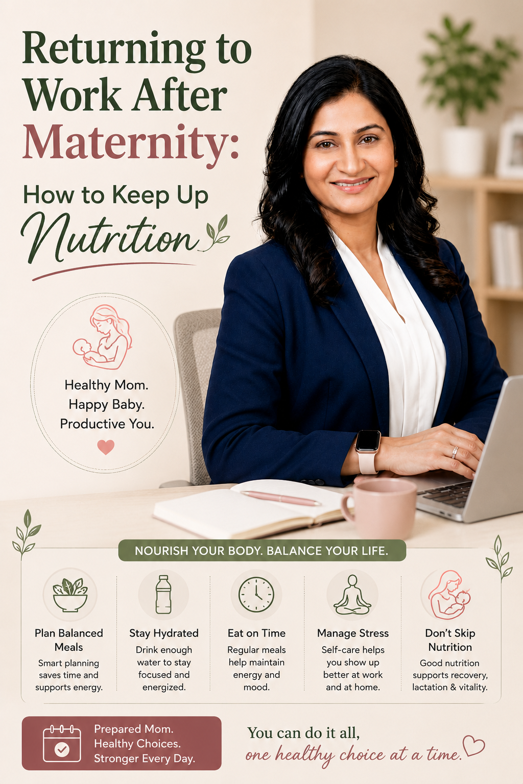 Returning to Work After Maternity: How to Keep Up Nutrition