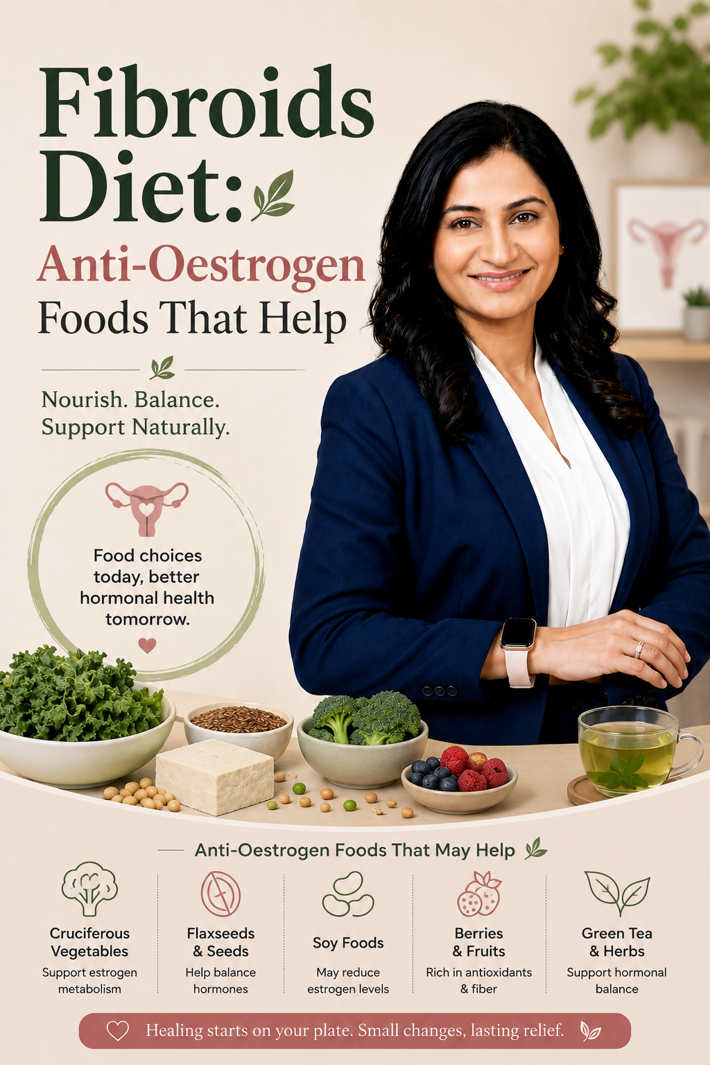 Fibroids Diet: Anti-Oestrogen Foods That Help