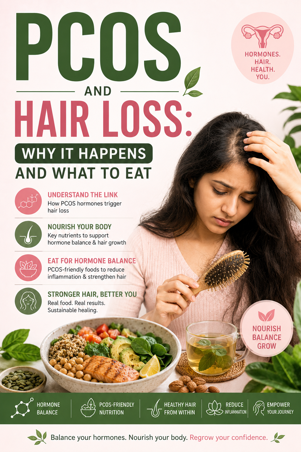 PCOS and Hair Loss: Why It Happens and What to Eat