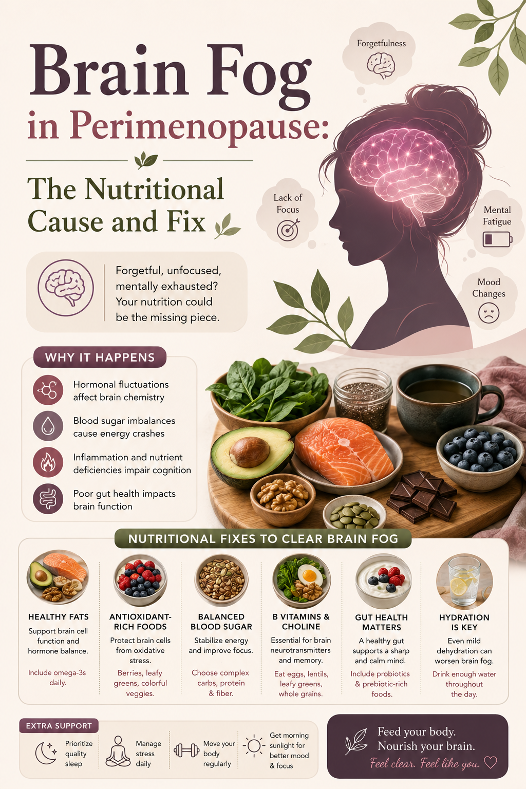 Brain Fog in Perimenopause: The Nutritional Cause and Fix