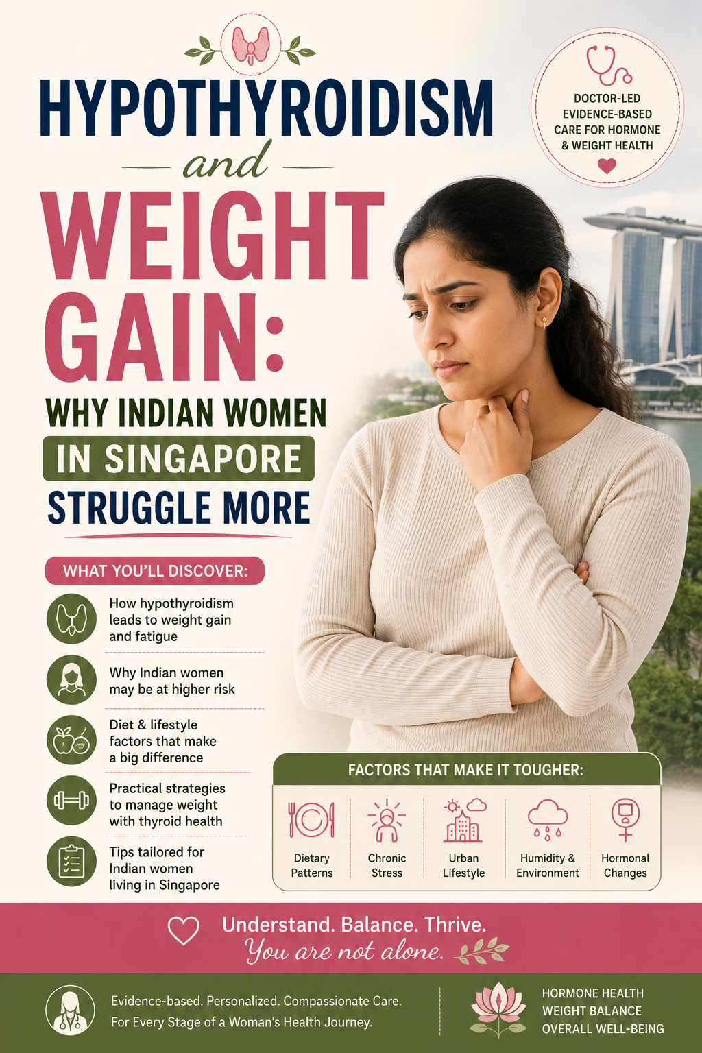 Hypothyroidism and Weight Gain: Why Indian Women in Singapore Struggle More