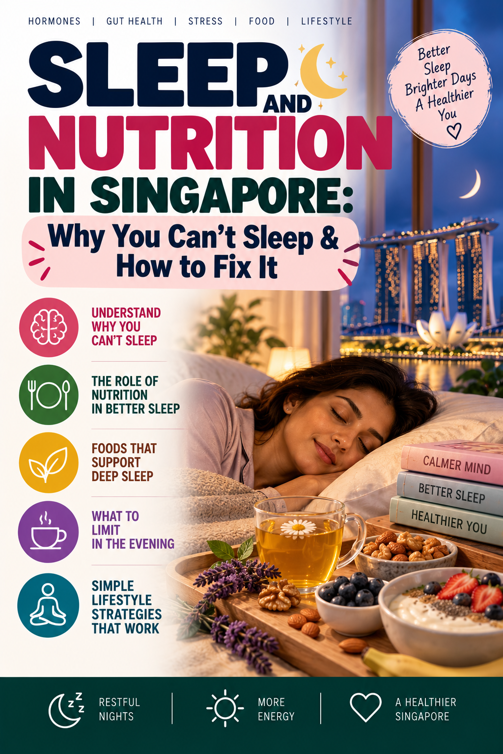 Sleep and Nutrition in Singapore: Why You Can’t Sleep & How to Fix It